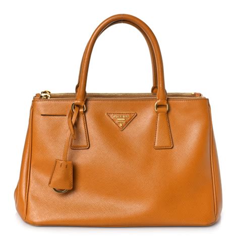 cannella ara prada|Prada Double Zip Tote, Cannella .